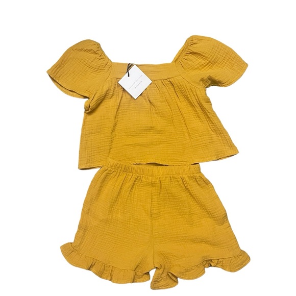 NWT Love Squared Youth Matching Top Shorts Set - Picture 2 of 5